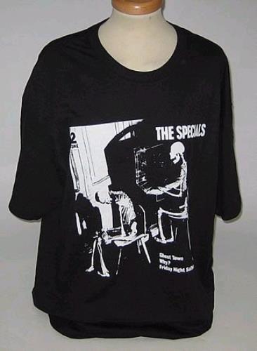 ★DNSR★ Sulpa Dying Ghost Town T-Shirt The Specials Ghost Town T-Shirt - Medium US t-shirt (388972)